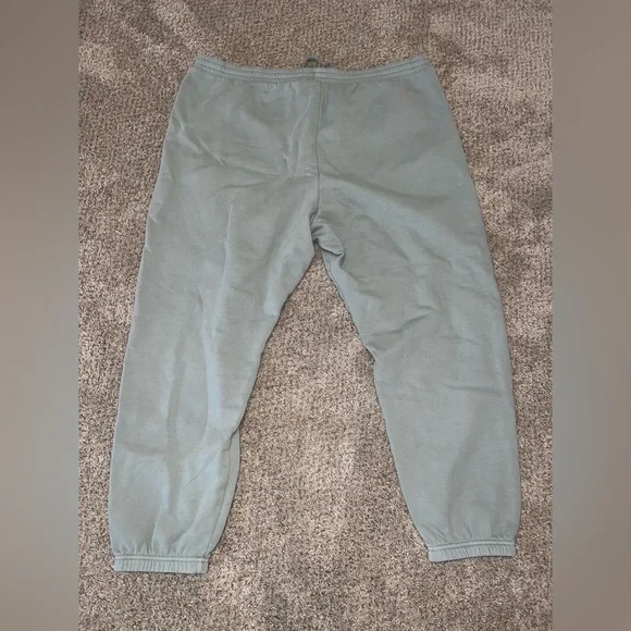 PINK Victoria's Secret Light Sage Green Sweatpants - Picture 2 of 5